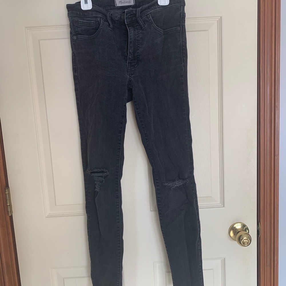 Madewell ripped skinny